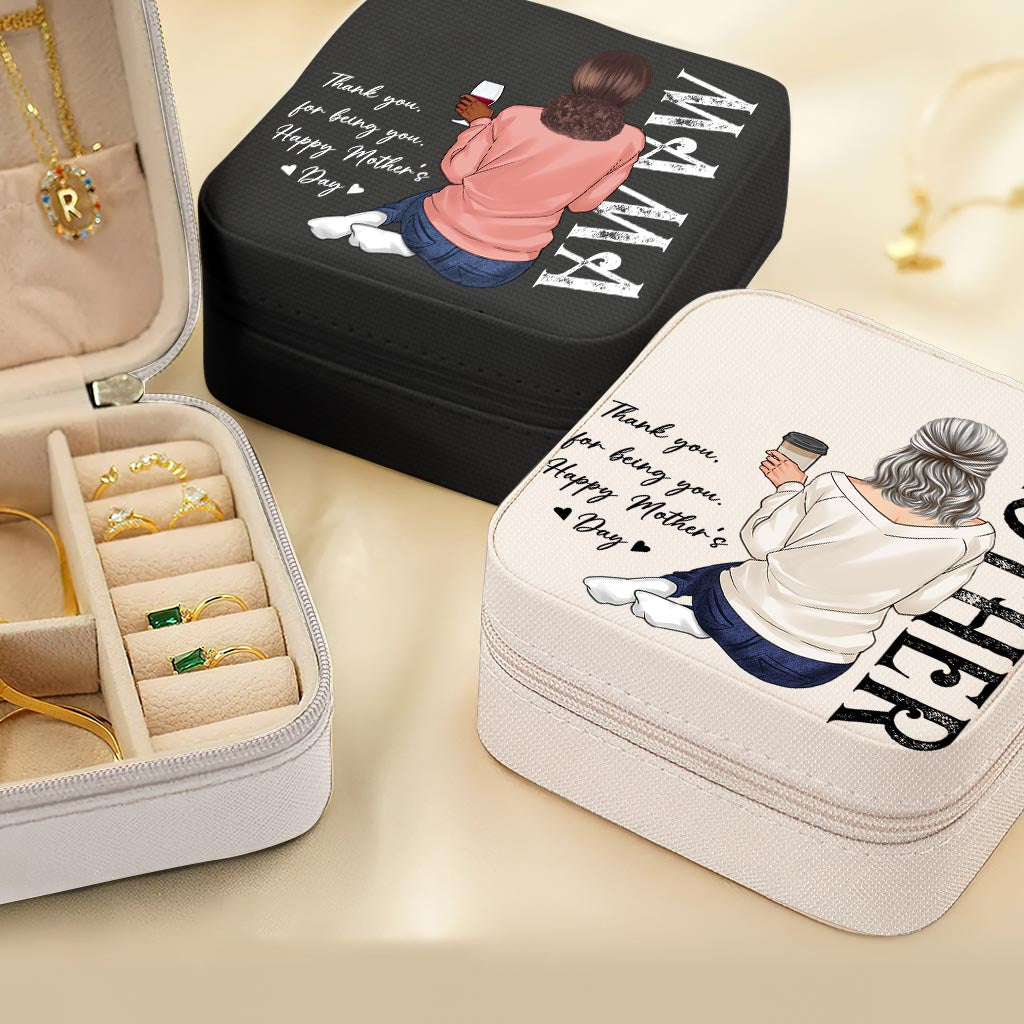 Thank You For Being You - Personalized Mother's Day Mother Jewelry Box