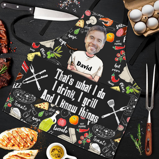 Tablier de barbecue personnalisé King Grill & Chill