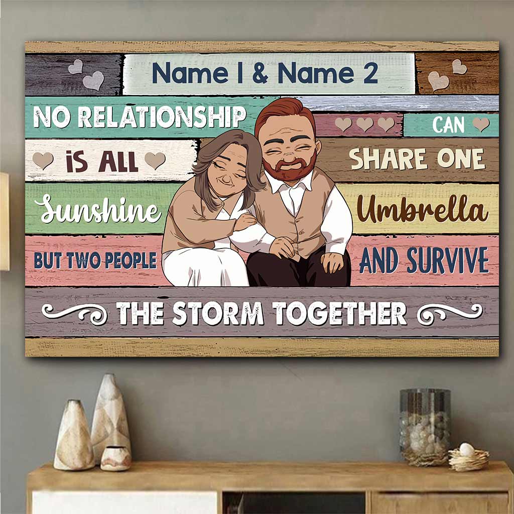 Husband And Wife Love Forever - Personalized Couple Poster