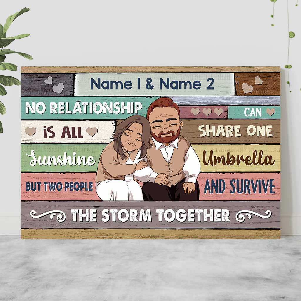 Husband And Wife Love Forever - Personalized Couple Poster