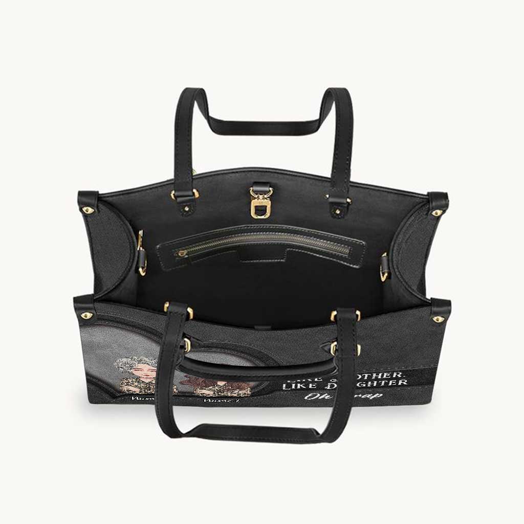 Like Mother Like Daughter - Personalized Mother's Day Mother Leather Handbag