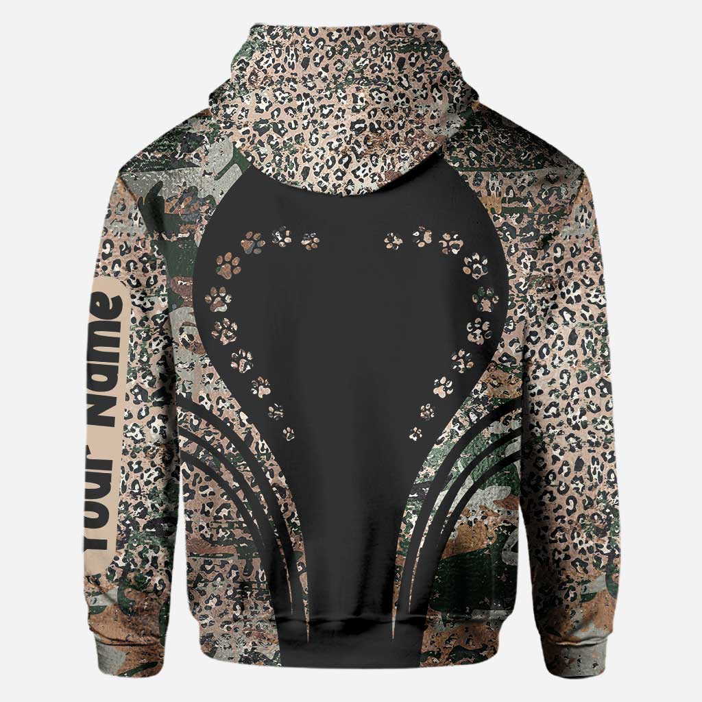 Hundeliebhaber-T-Shirt und Hoodie mit Allover-Print