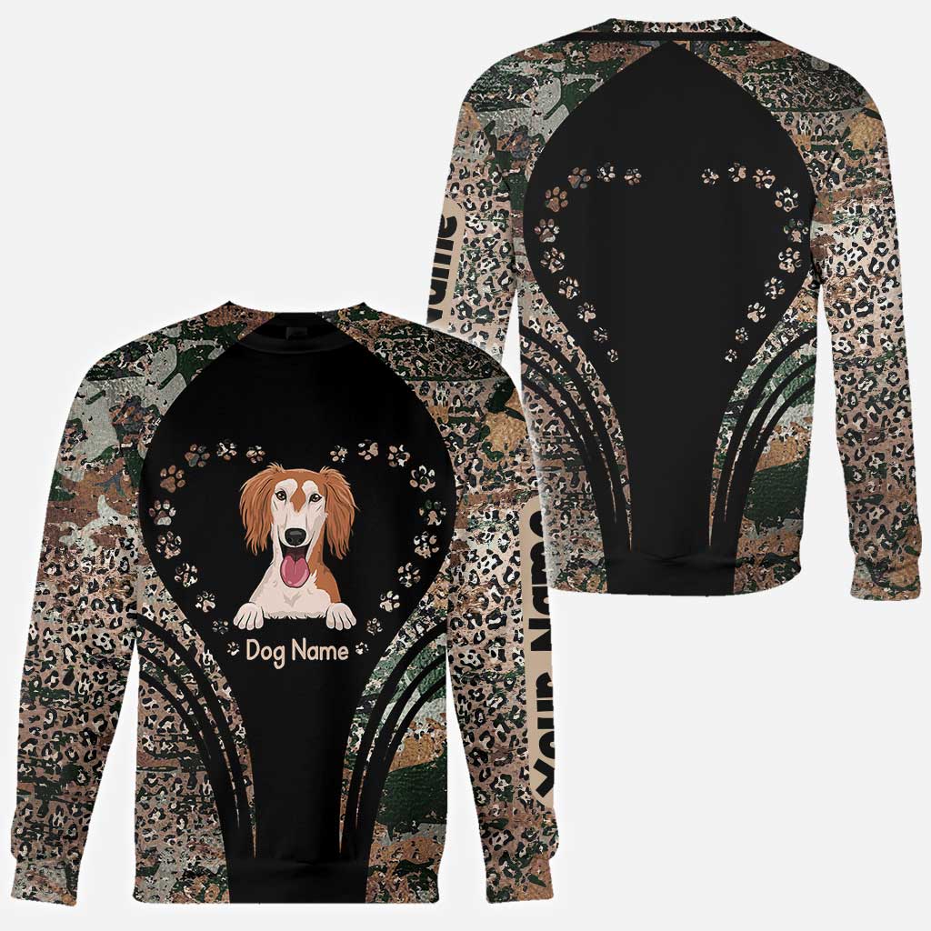 Hundeliebhaber-T-Shirt und Hoodie mit Allover-Print