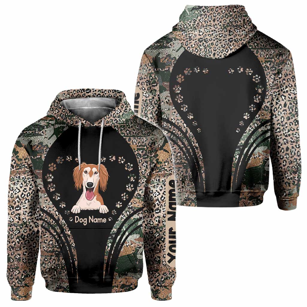 Hundeliebhaber-T-Shirt und Hoodie mit Allover-Print