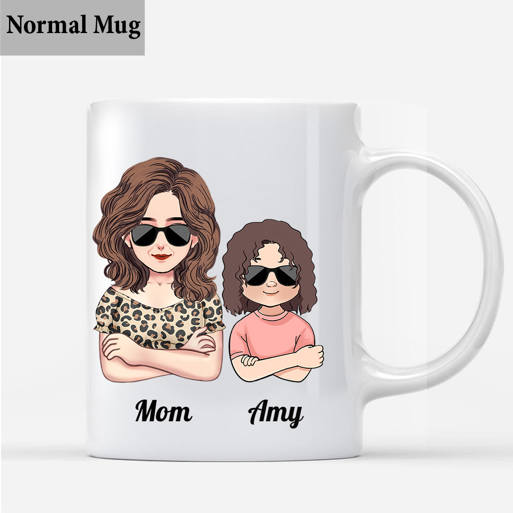 Like Mother Like Daughter Oh Crap - Family gift for aunt, mom, grandma - Personalized Mug