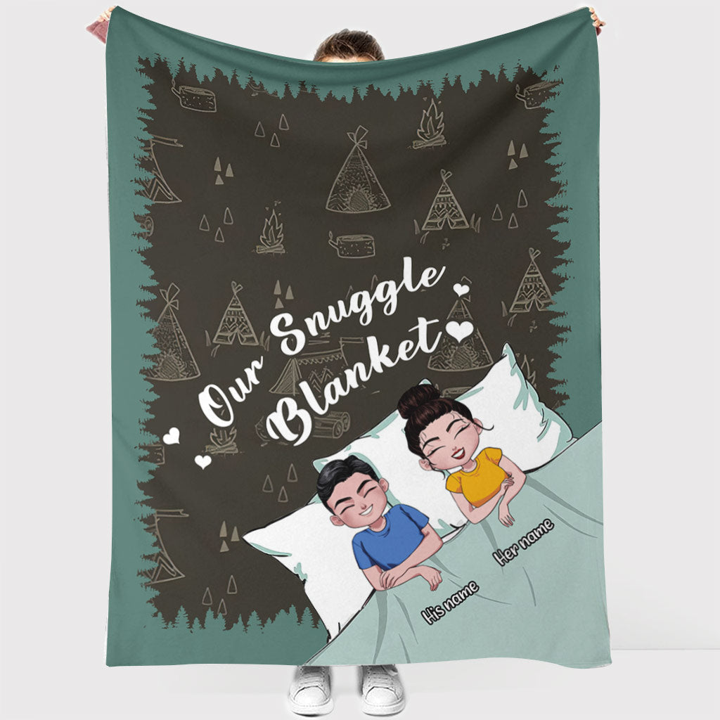 Unsere Kuschel-Campingdecke – Personalisierte Decke