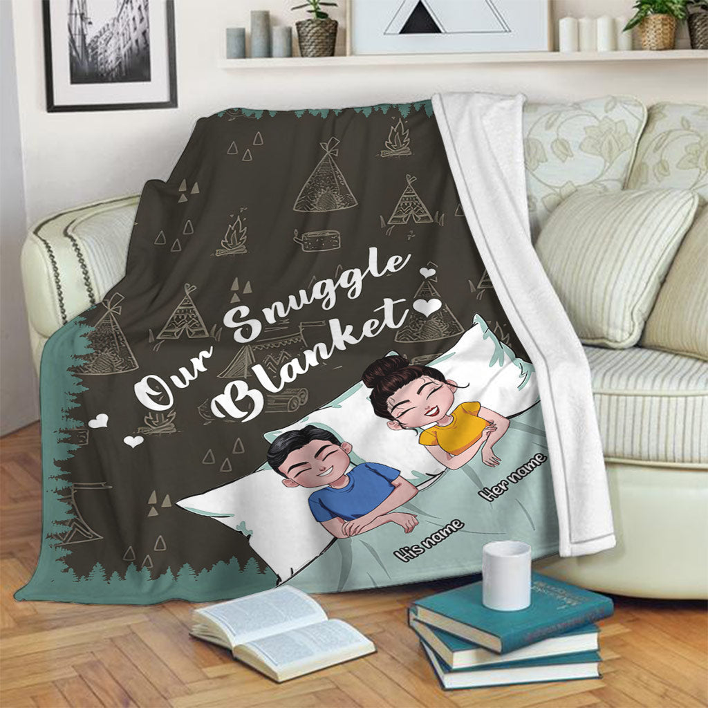 Unsere Kuschel-Campingdecke – Personalisierte Decke