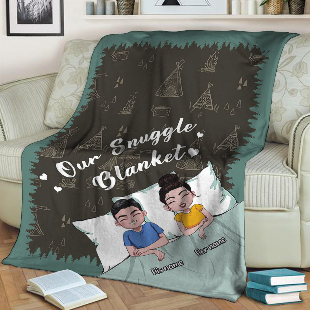 Unsere Kuschel-Campingdecke – Personalisierte Decke