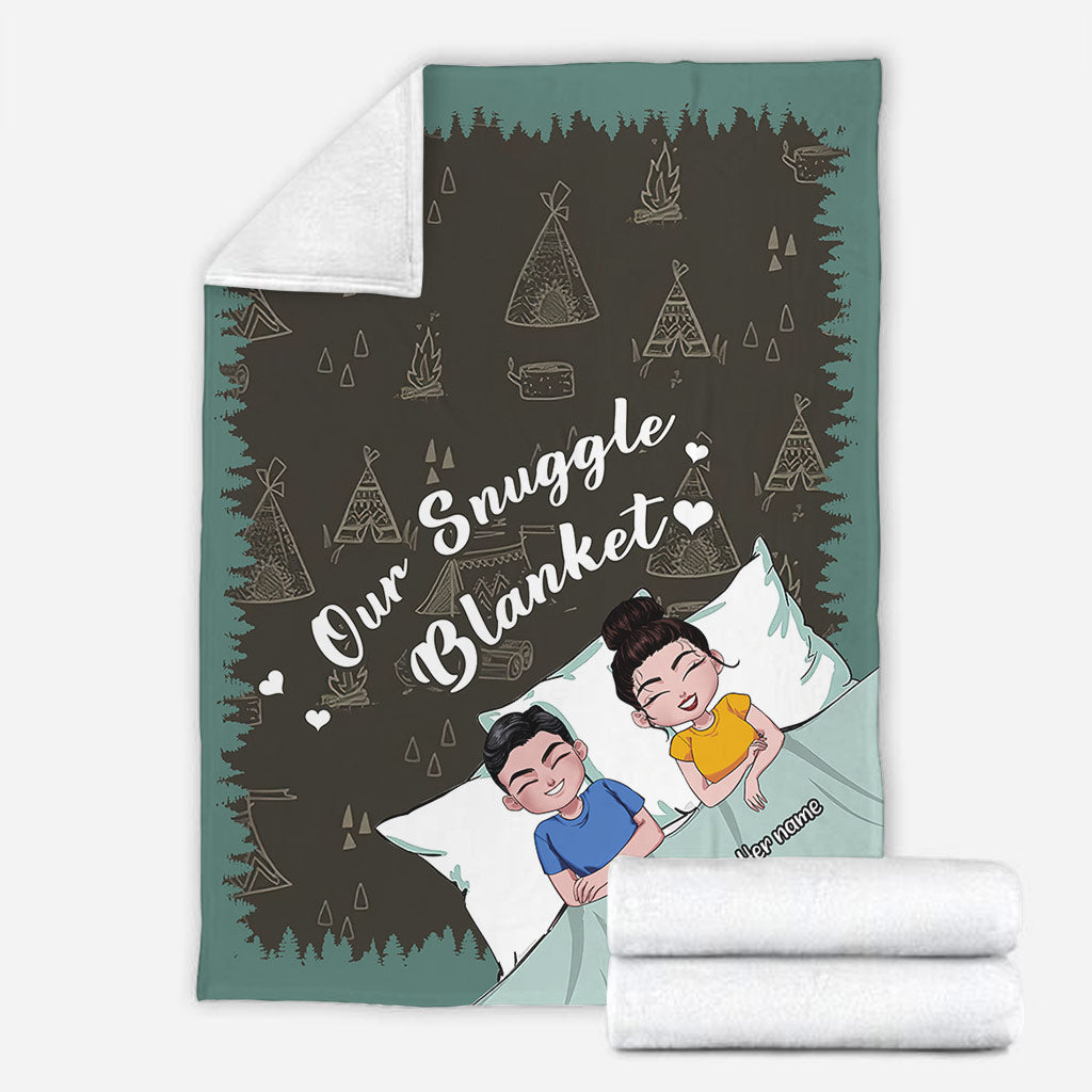 Unsere Kuschel-Campingdecke – Personalisierte Decke