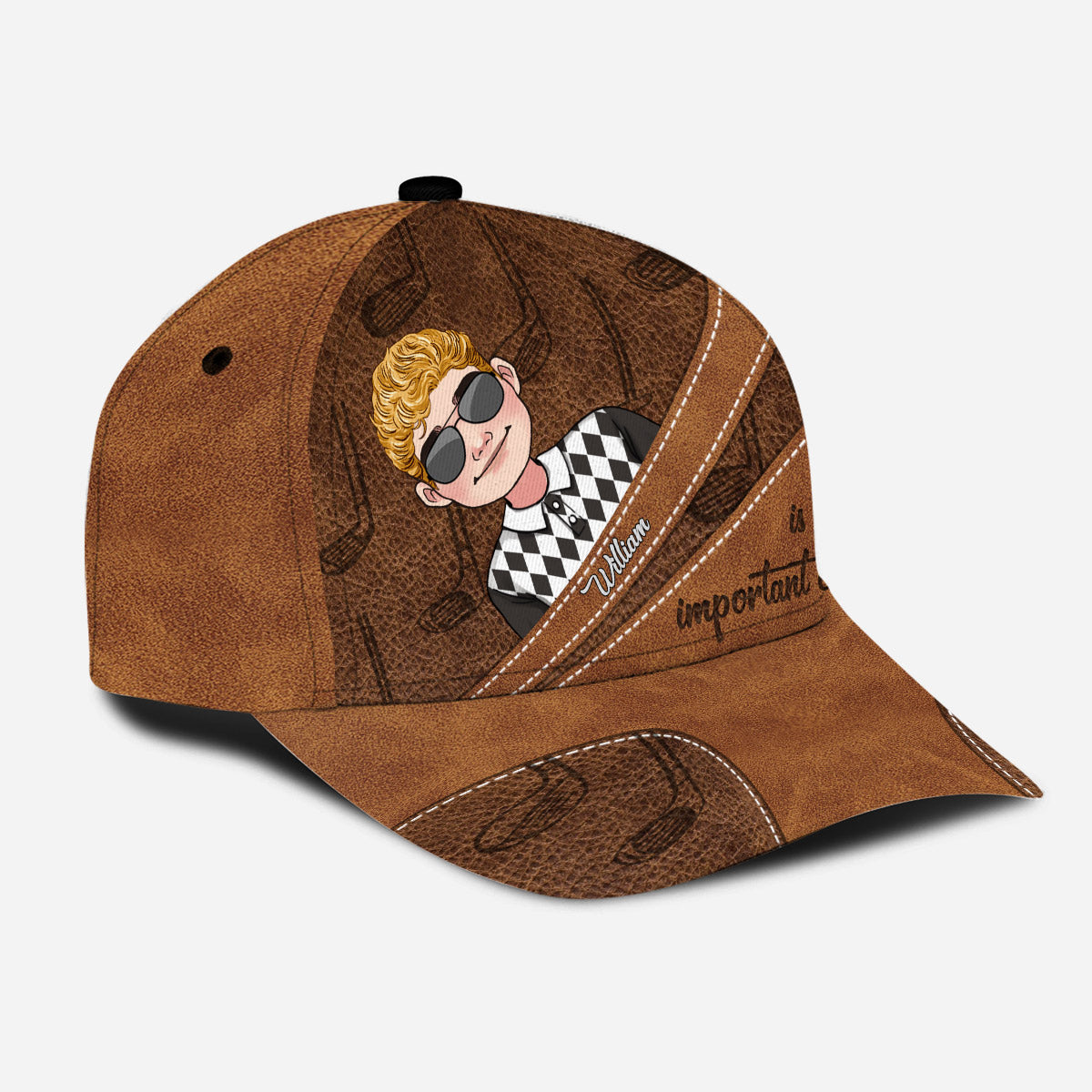 Das Leben ist voller wichtiger Entscheidungen – Personalisierte Golf Classic Cap