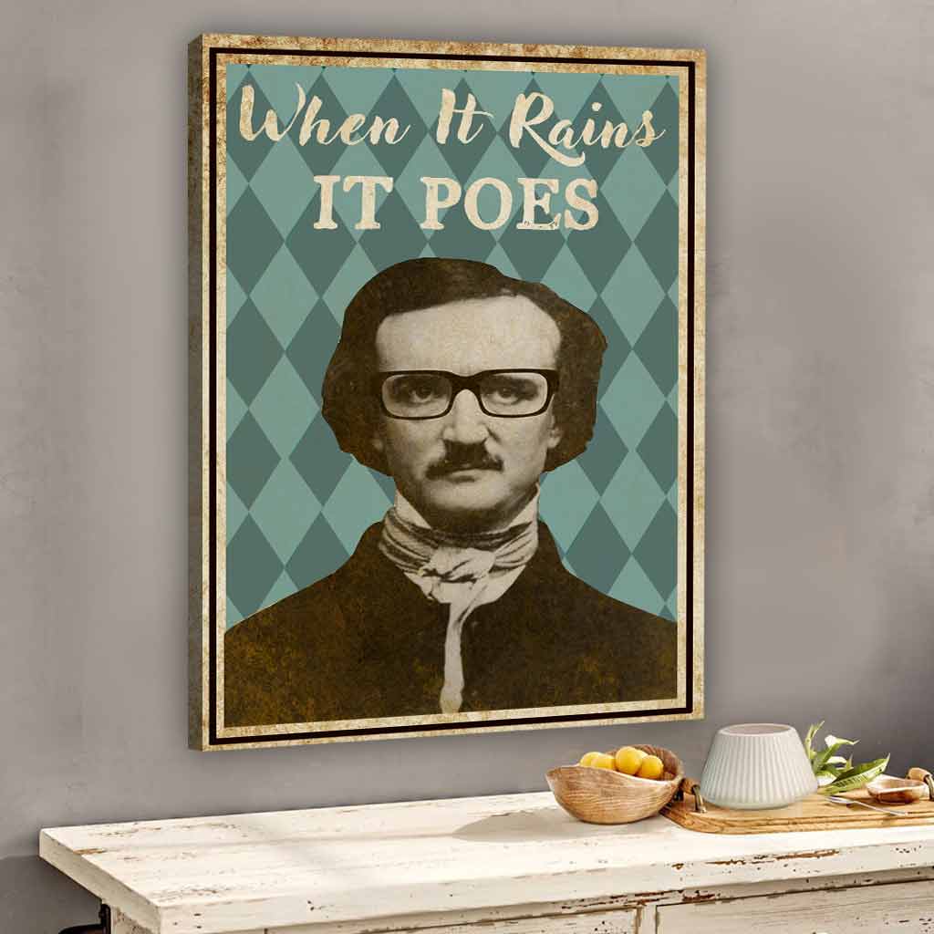 Quand il pleut - Toile et affiche pour enseignants