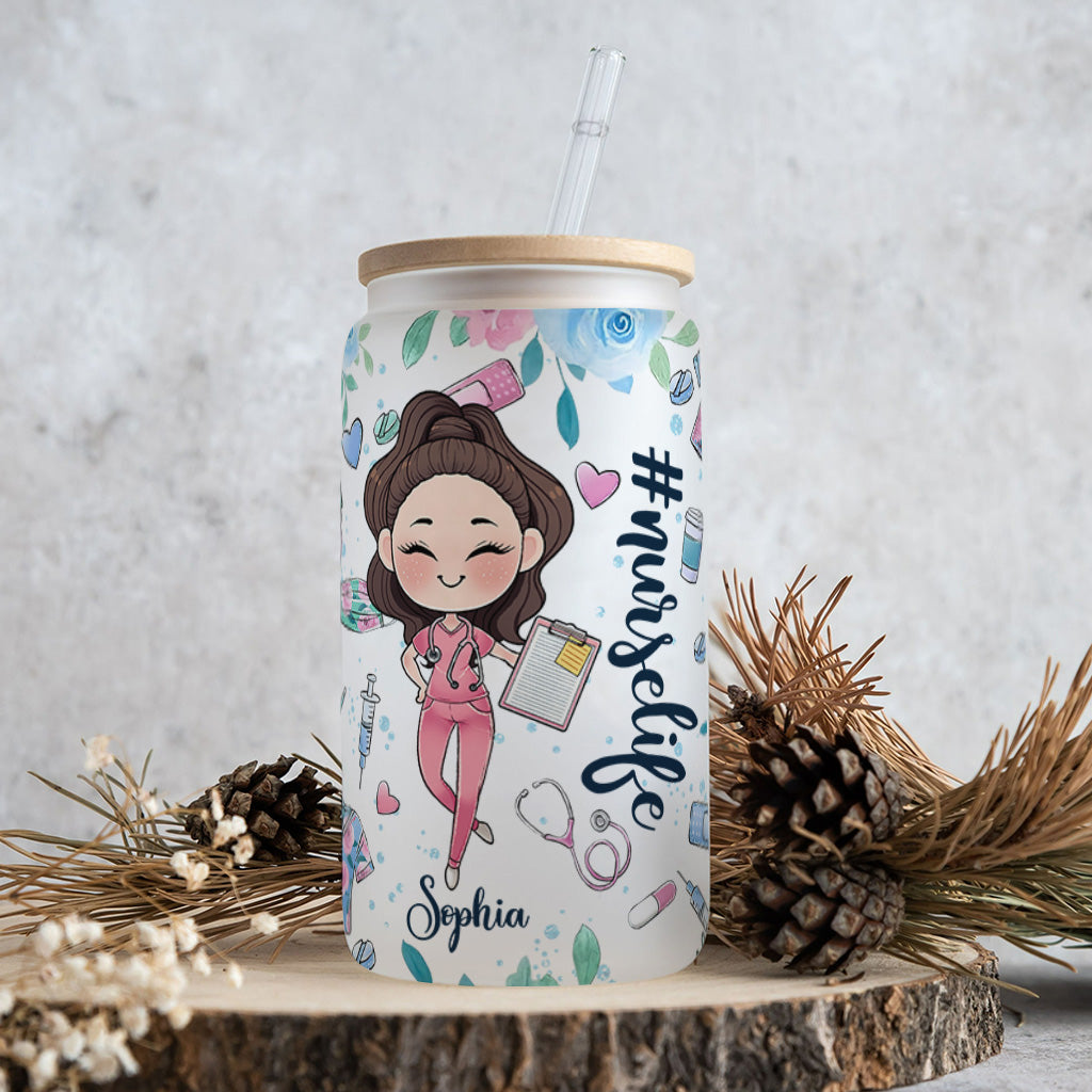 Nurse Life - Personalized Nurse Can Glass