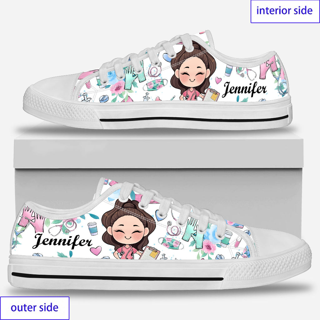 Nurse Life – Personalisierte Krankenschwester-Sneaker