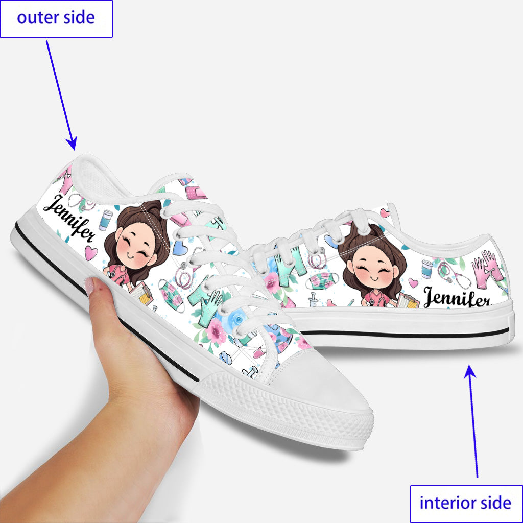 Nurse Life – Personalisierte Krankenschwester-Sneaker