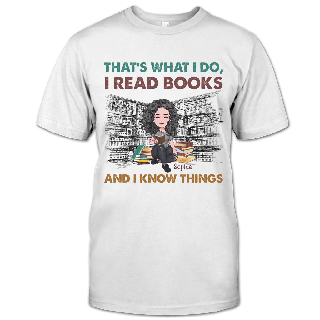 Das ist meine Lesedecke – personalisiertes Buch-T-Shirt und Hoodie