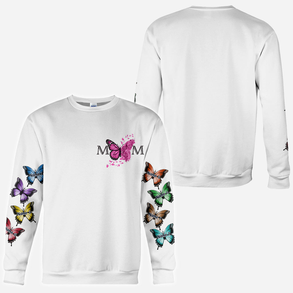 Mother And Children - Personalized Mother's Day Mother All Over T-shirt and Hoodie