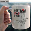 Best Dad Ever - Personalized Father Mug