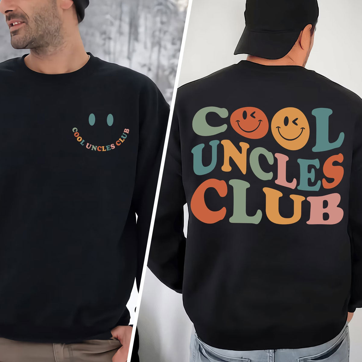 Cool Uncle Club – Onkel-T-Shirt und Hoodie