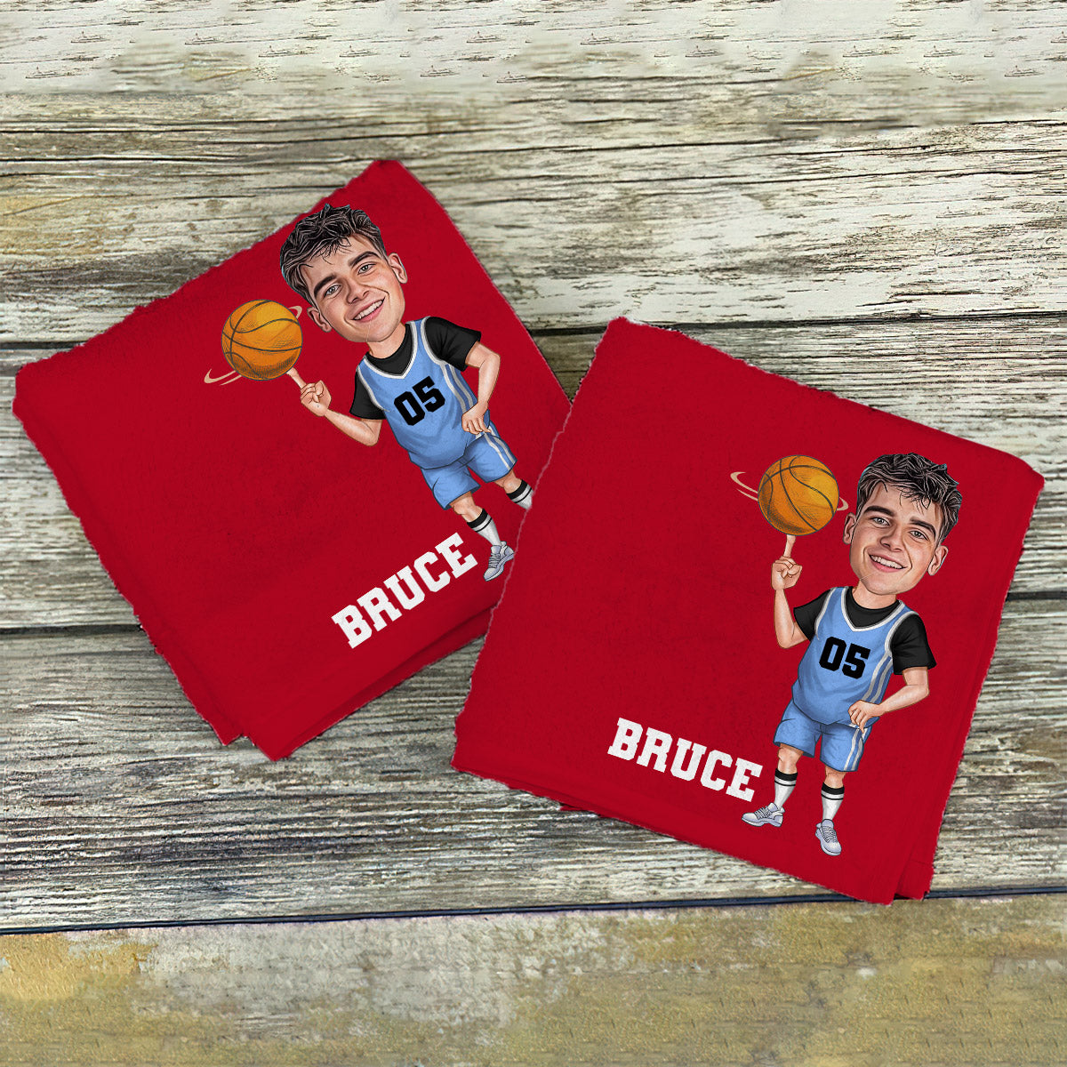 Serviette de sport - Serviette de basketball personnalisée