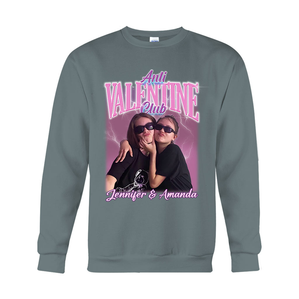 Anti-Valentinstag-Club – Personalisiertes Bestie-T-Shirt und Hoodie