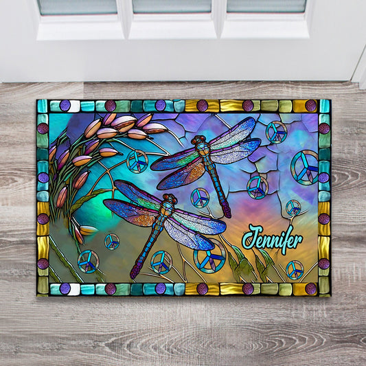 Hippie Soul - Personalized Hippie Doormat