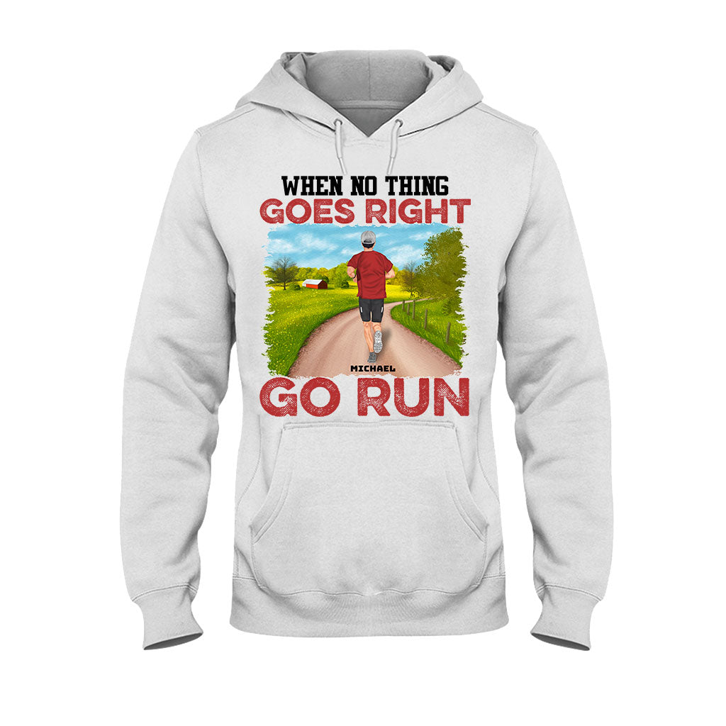 La vie est plus belle en chaussures de course - T-shirt et sweat à capuche de course personnalisés