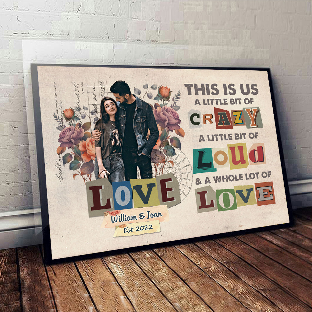 This Is Us - Personalized Couple Couple Canvas And Poster