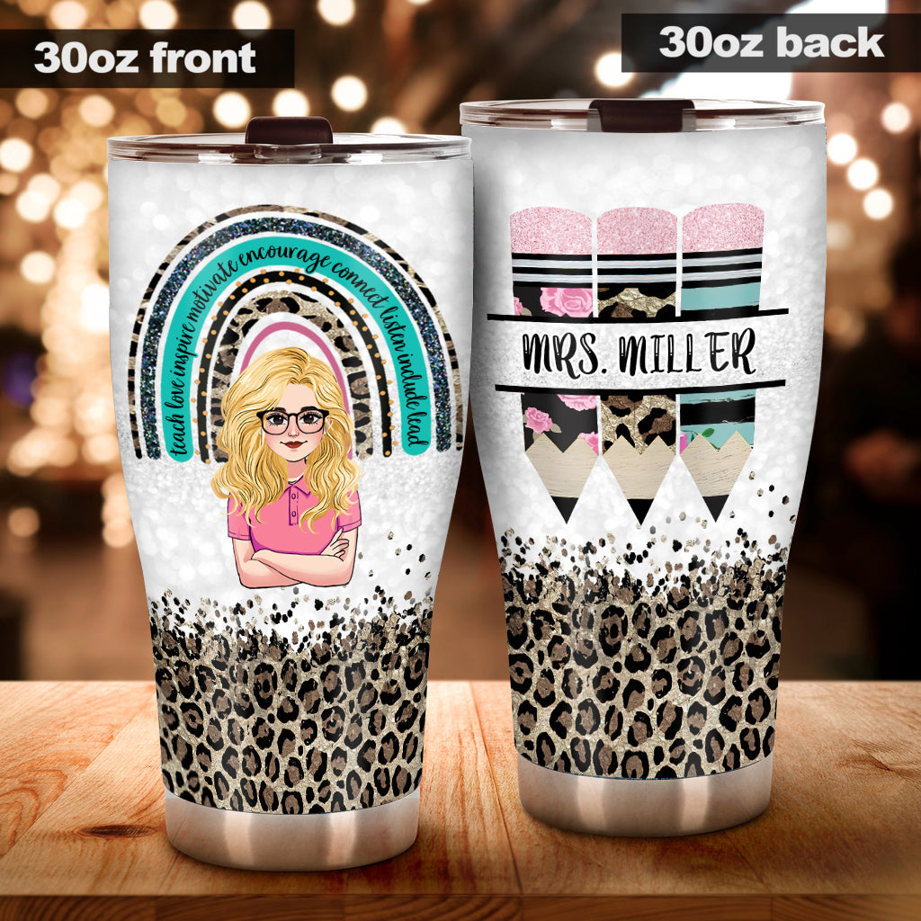 Teach Love Inspire - Personalized Teacher Tumbler