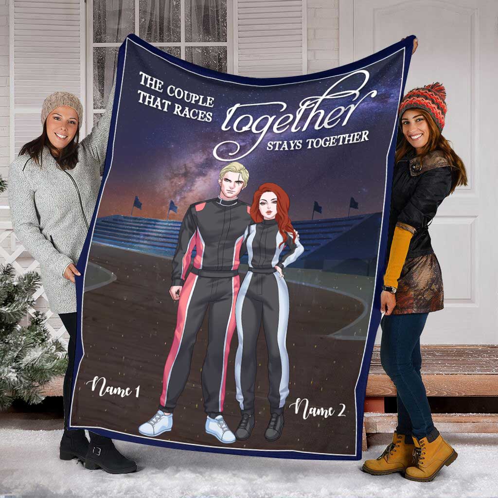 Courir ensemble, rester ensemble - Couverture de course personnalisée