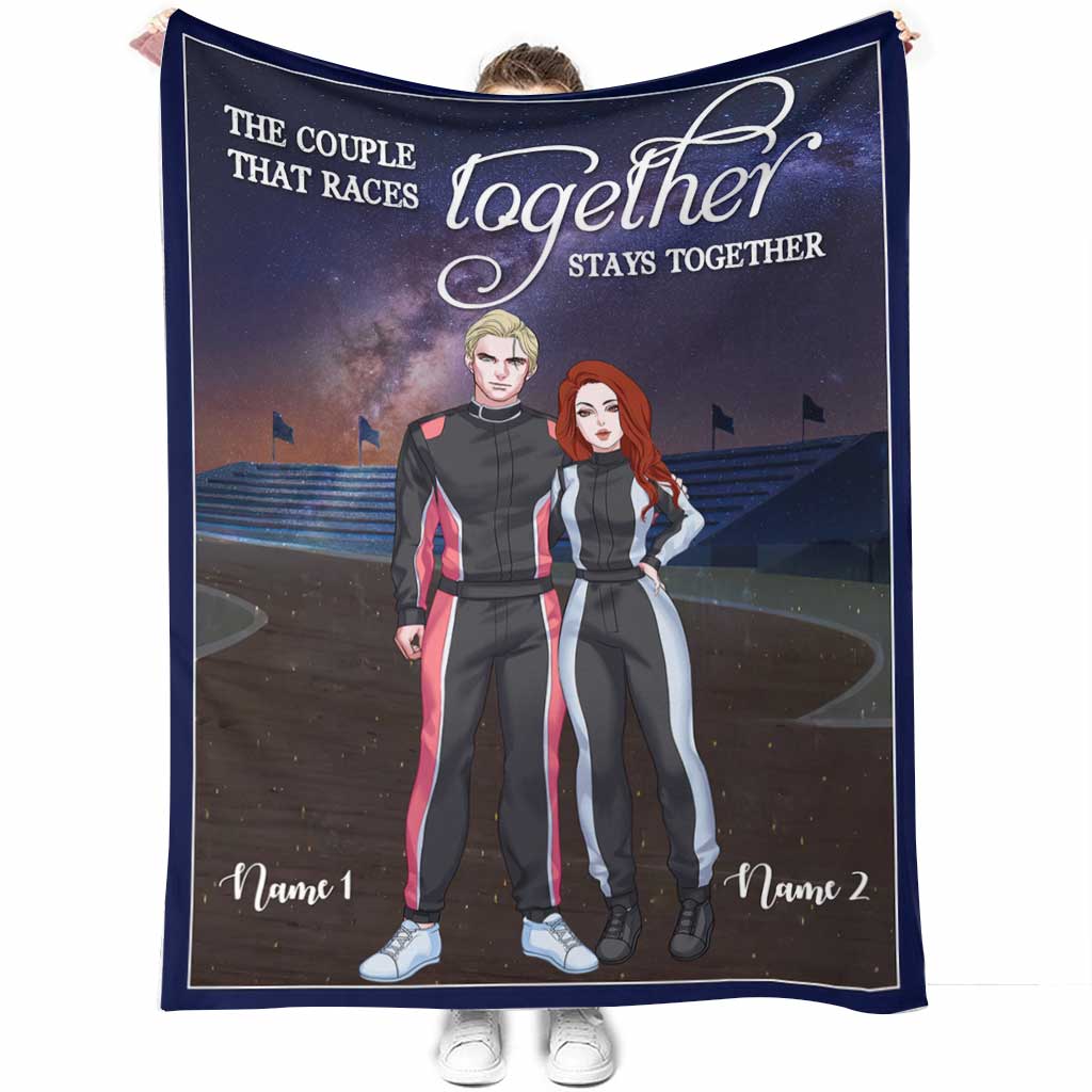 Courir ensemble, rester ensemble - Couverture de course personnalisée