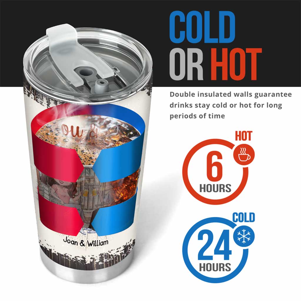 The Day I Met You - Personalized Couple Tumbler