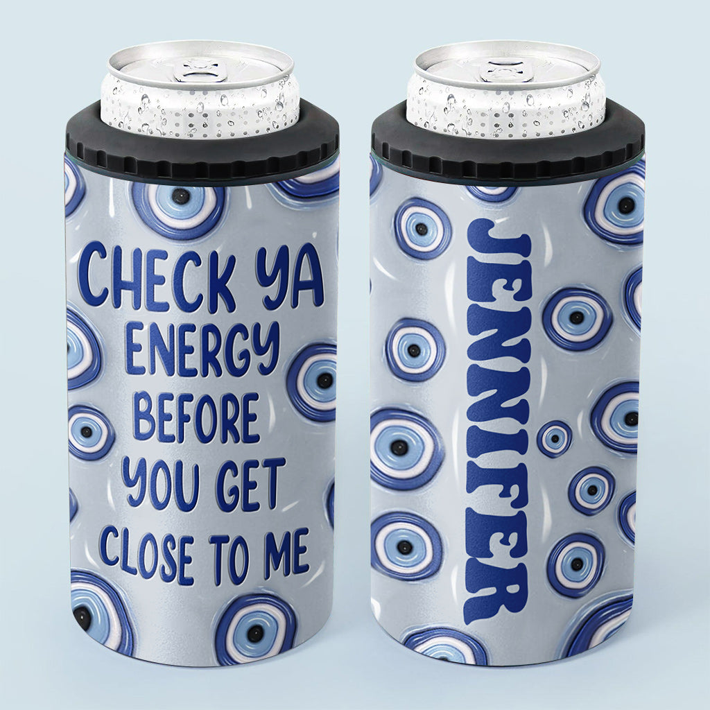 Check Ya Energy - Personalized Witch Can Cooler