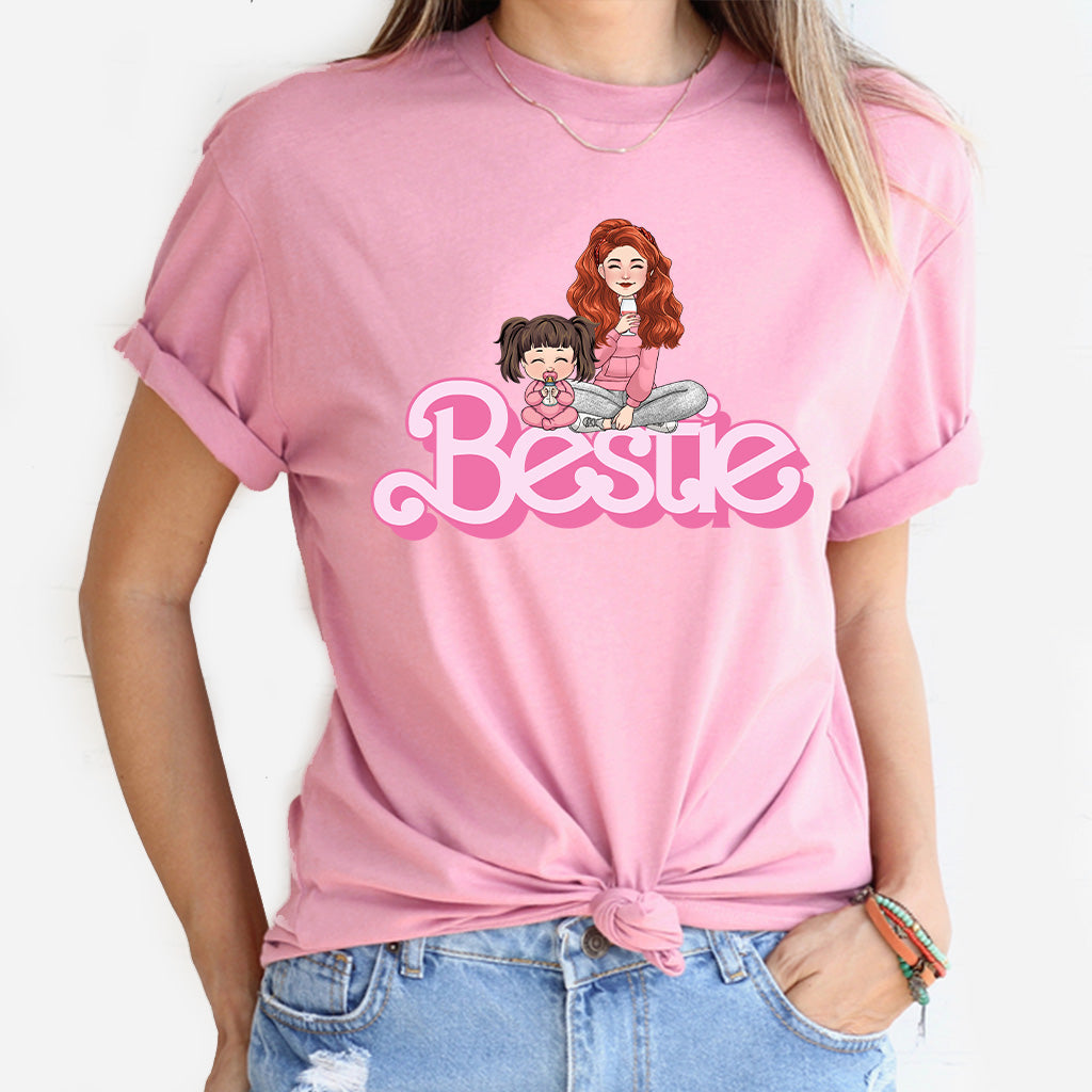 Besties Mommy & Daughters - Personalized Mother T-shirt And Hoodie