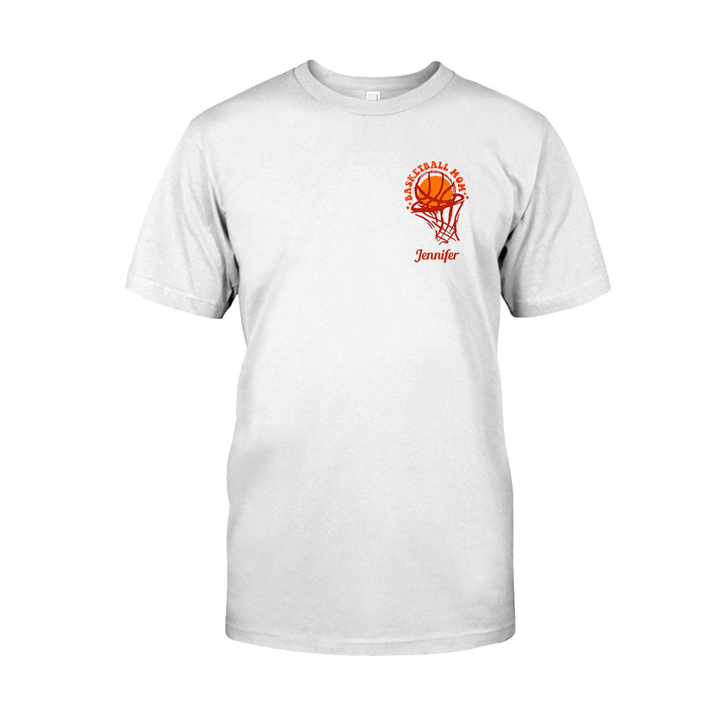 Basketball-Mama – Personalisiertes Basketball-T-Shirt und Hoodie