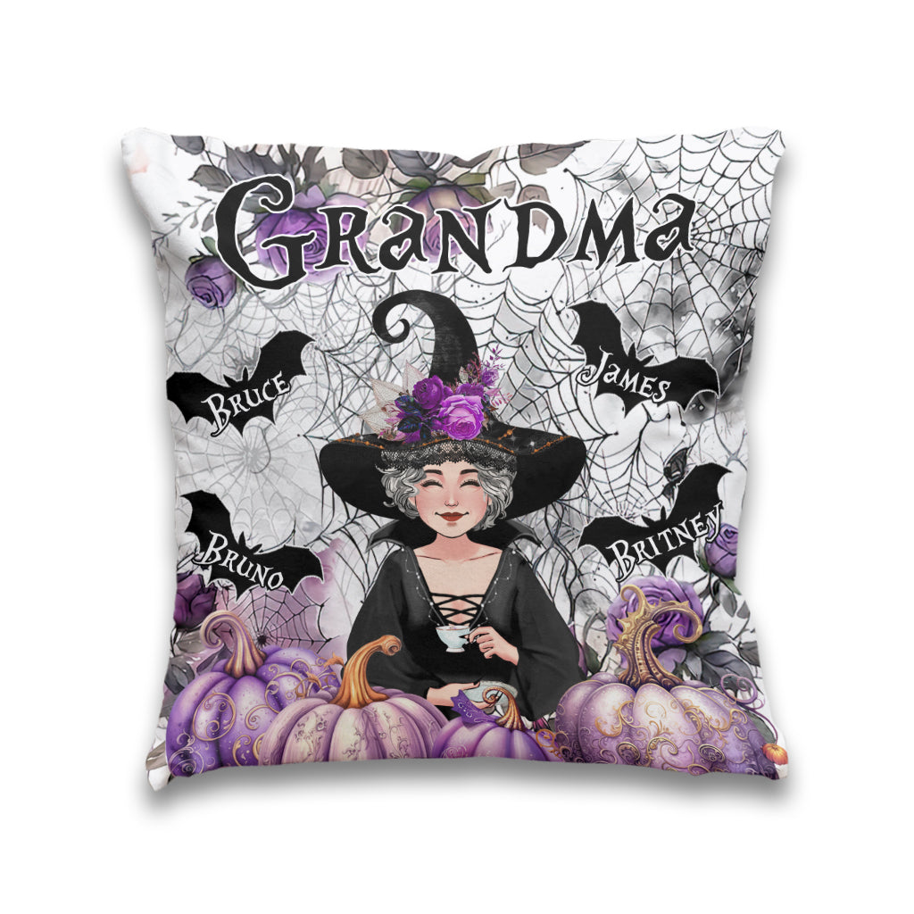 Coussin décoratif personnalisé « Grand-mère Sorcière »