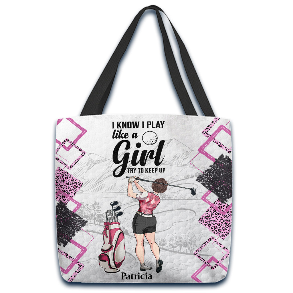 Golf Instruction - Personalized Golf Tote Bag
