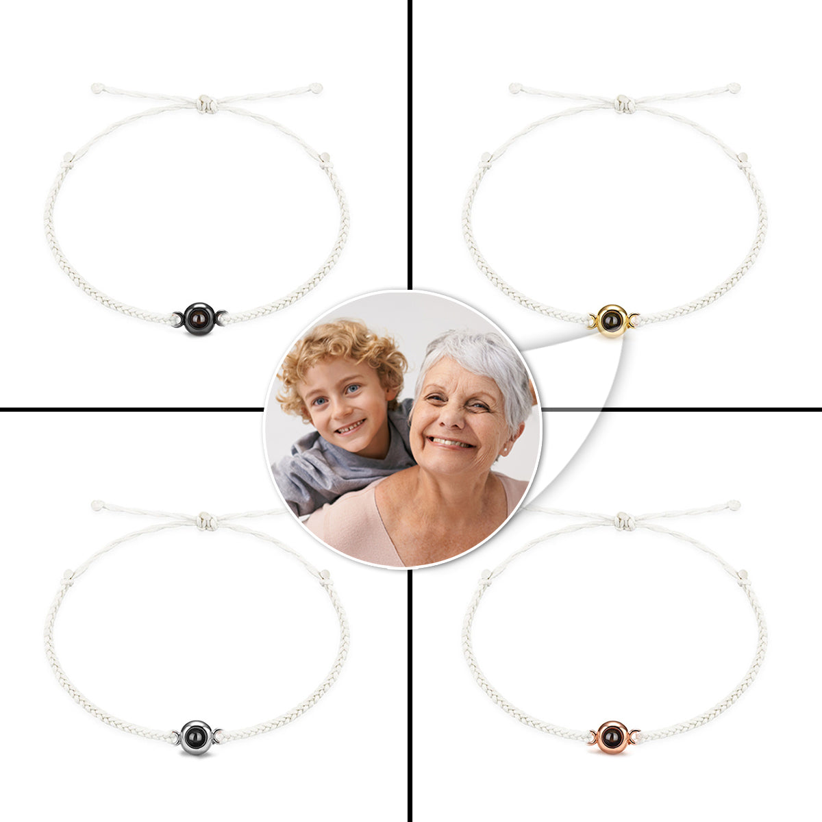 Liebling - Personalisiertes Enkel-Projektionsarmband