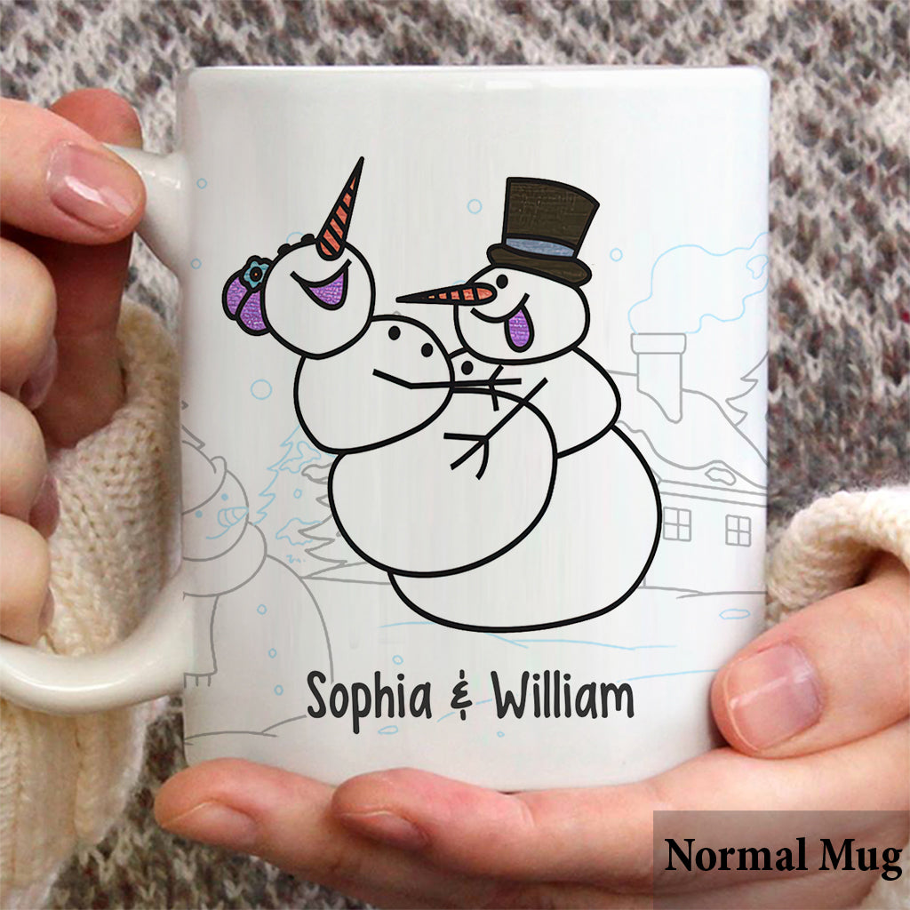All I Want For Christmas - Personalized Couple Mug
