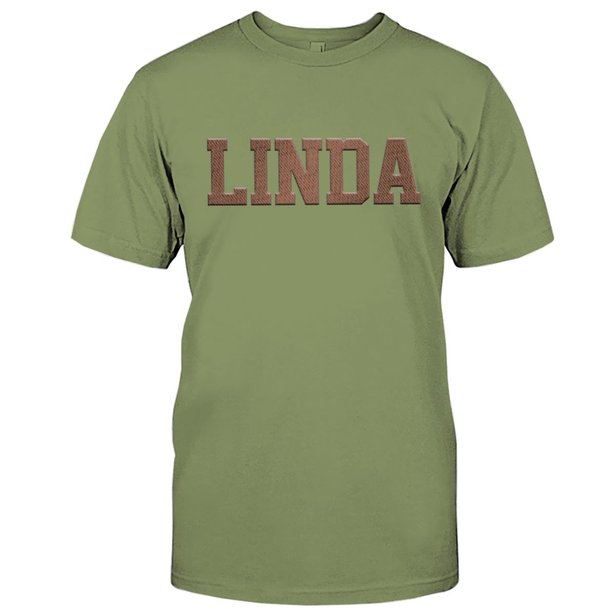 T-shirt brodé personnalisé avec nom - Bestie
