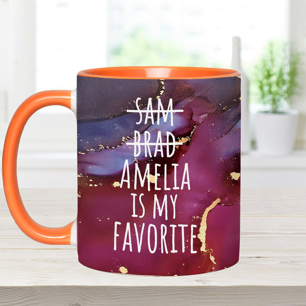 My Favorite Kid - Personalized Mother Accent Mug