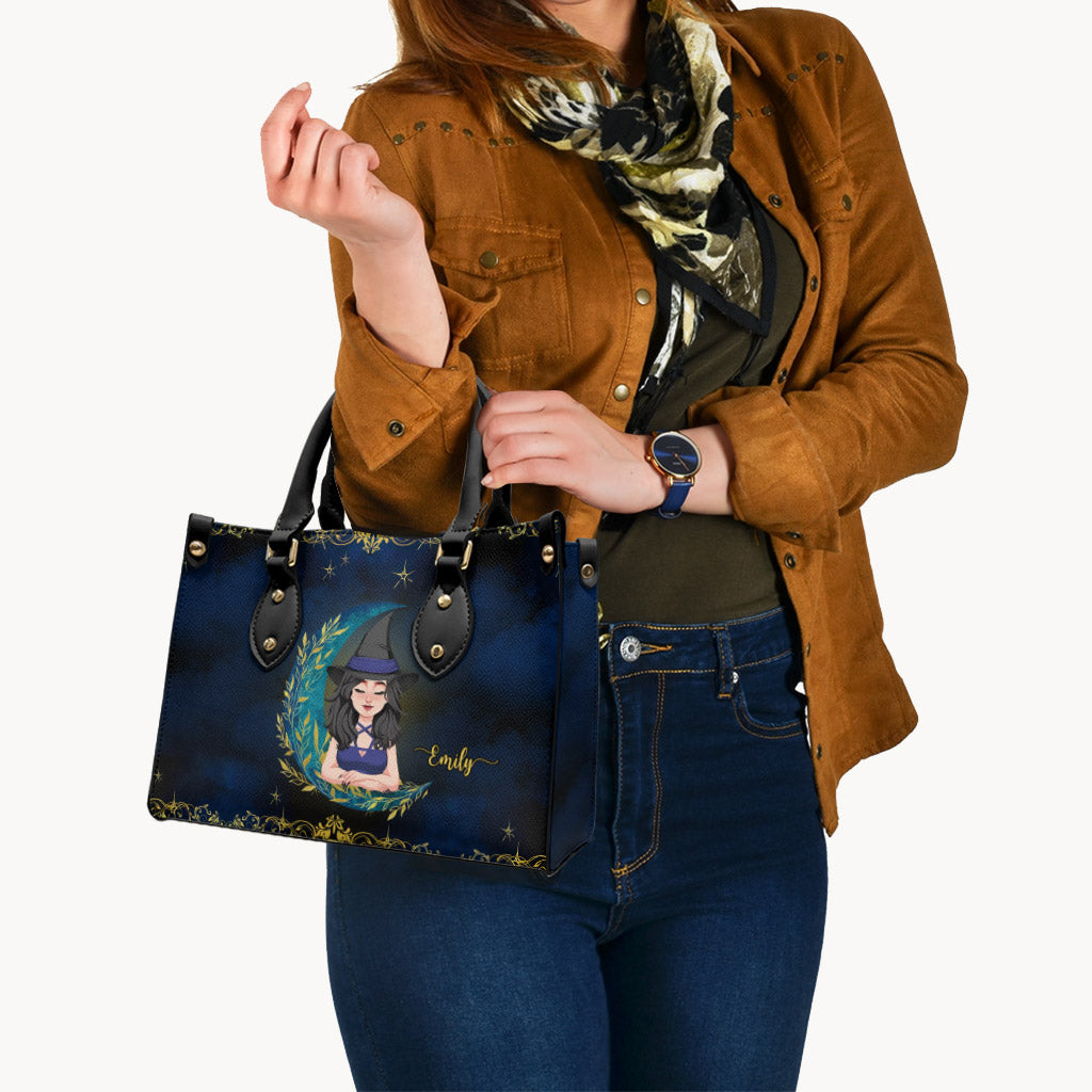 Don't F With My Energy - Personalized Witch Leather Handbag