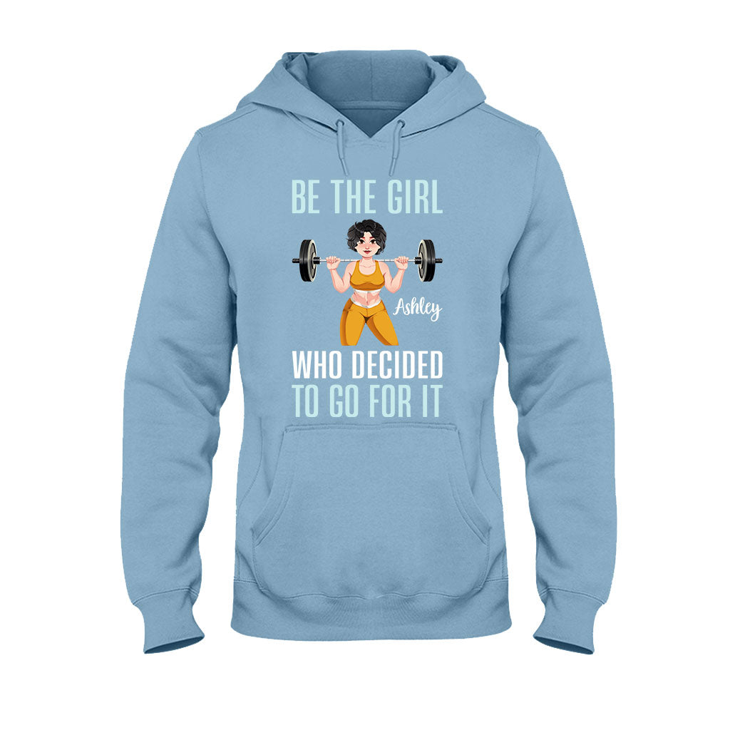 Sie hat sich dazu entschlossen, es zu wagen – personalisiertes Fitness-T-Shirt und Hoodie