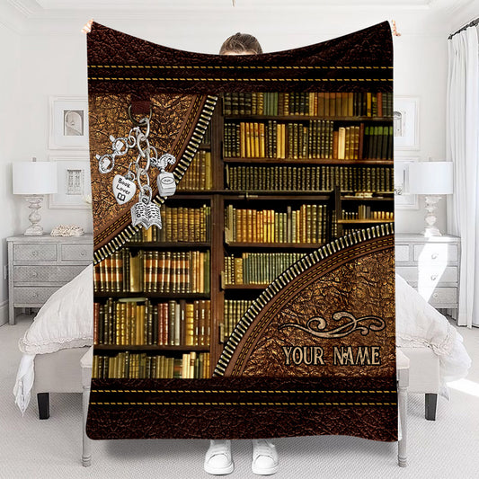 Bibliothek – Personalisierte Bibliothekar-Decke