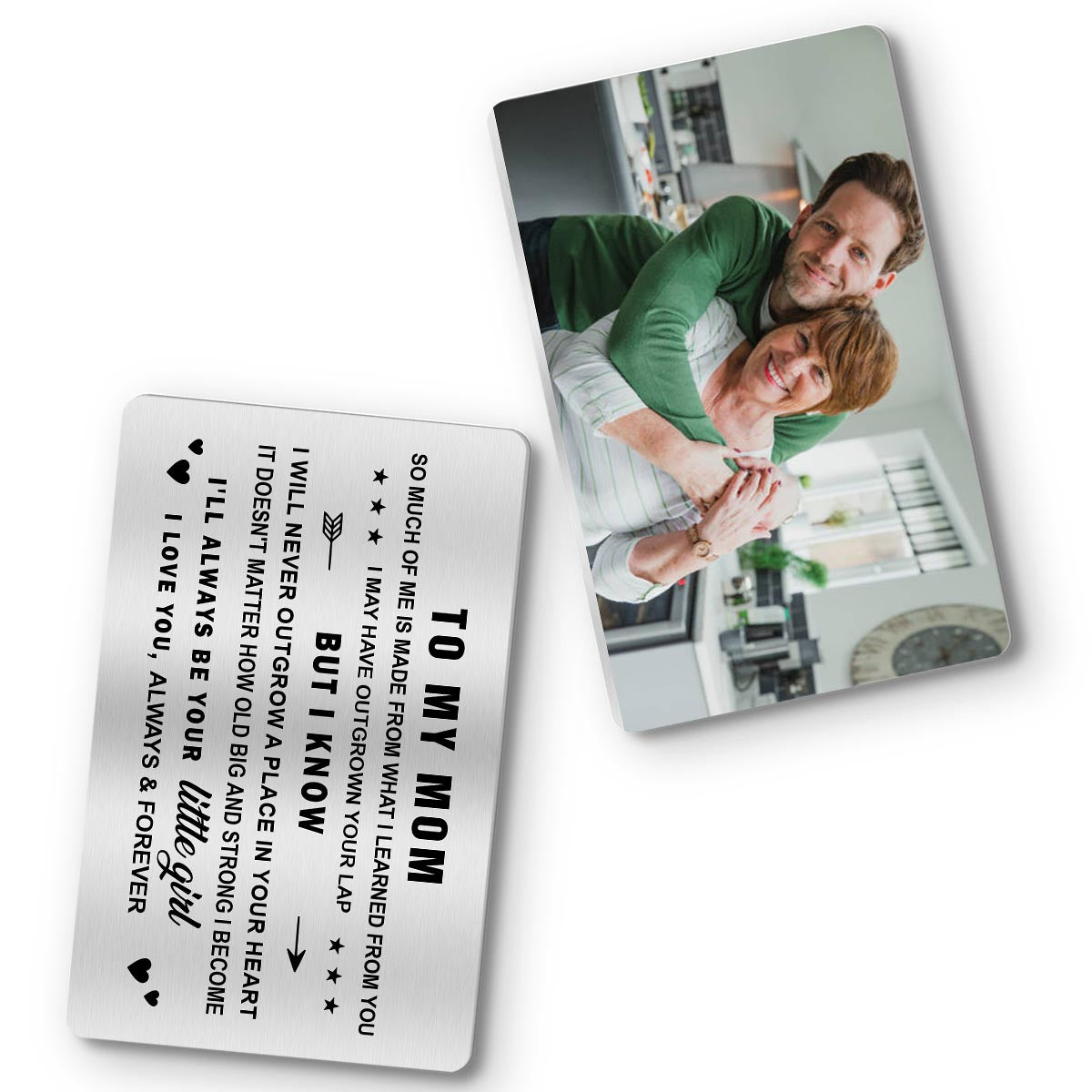 To My Dad - Gift for dad, grandma, grandpa, mom, uncle, aunt - Personalized Wallet Insert Card