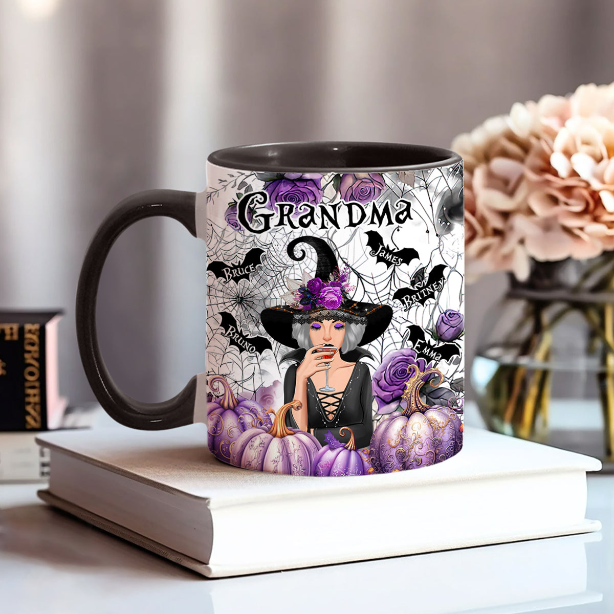 Oma Hexe - Personalisierte Tasse mit Oma-Akzent