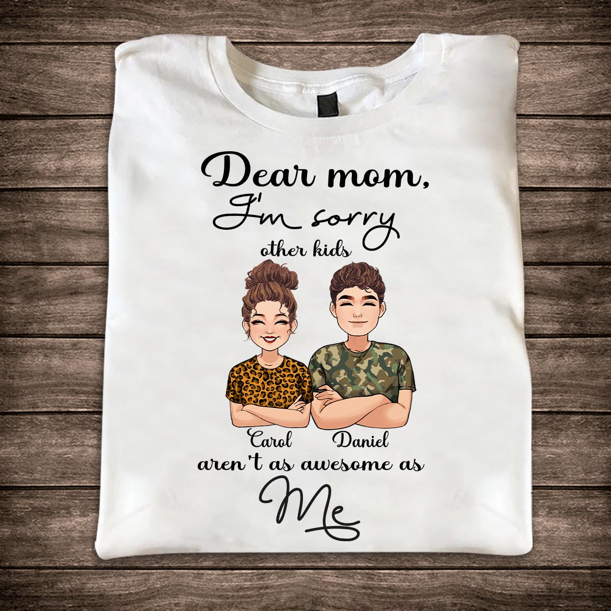 Dear Mom - Personalized Mother T-shirt And Hoodie