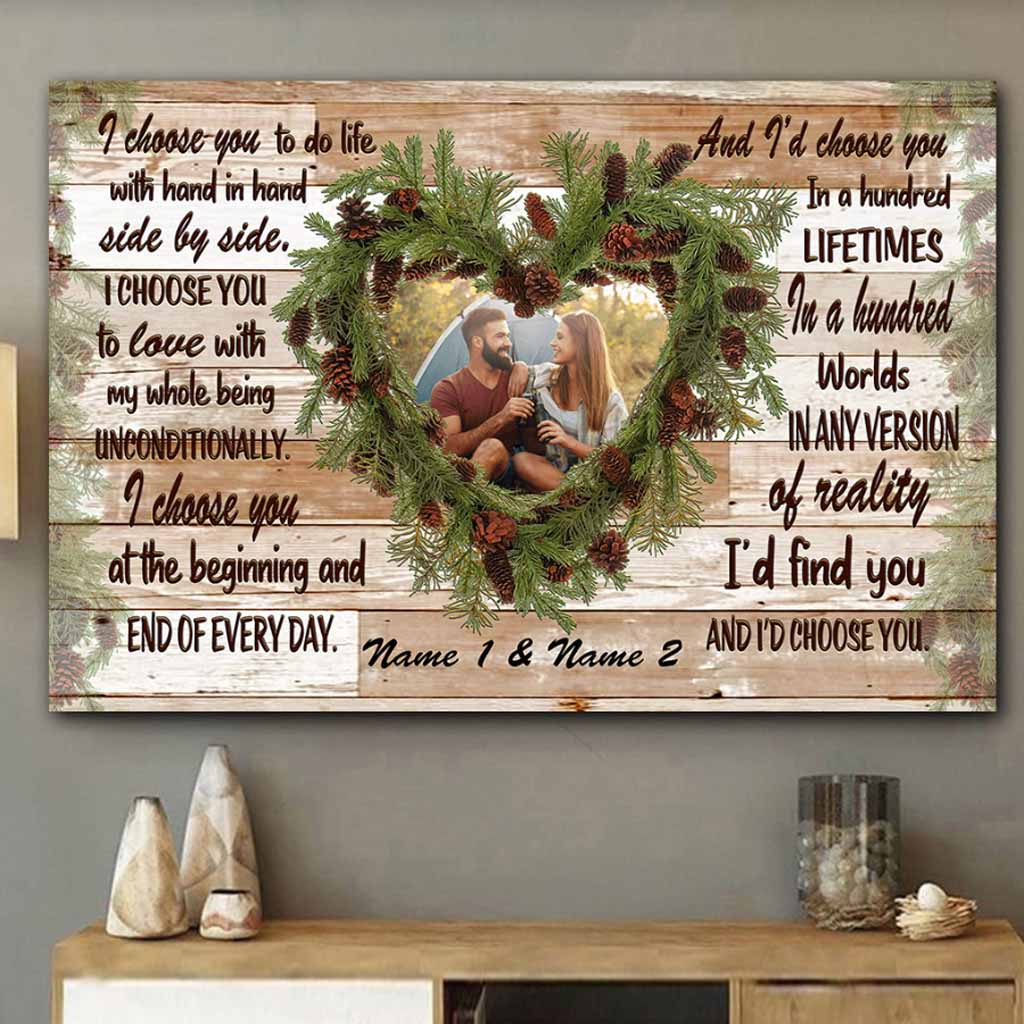 Ich wähle dich – Personalisiertes Campingposter