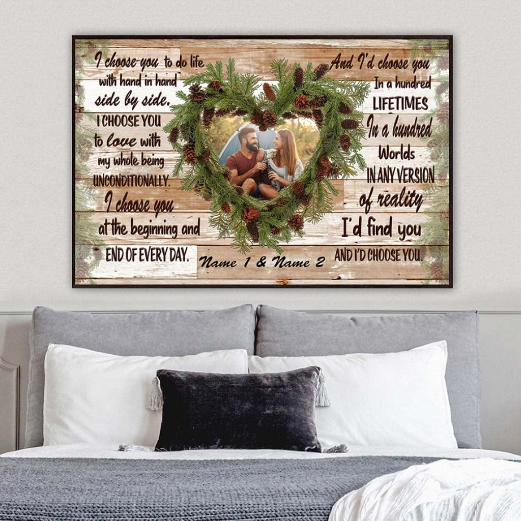 Ich wähle dich – Personalisiertes Campingposter