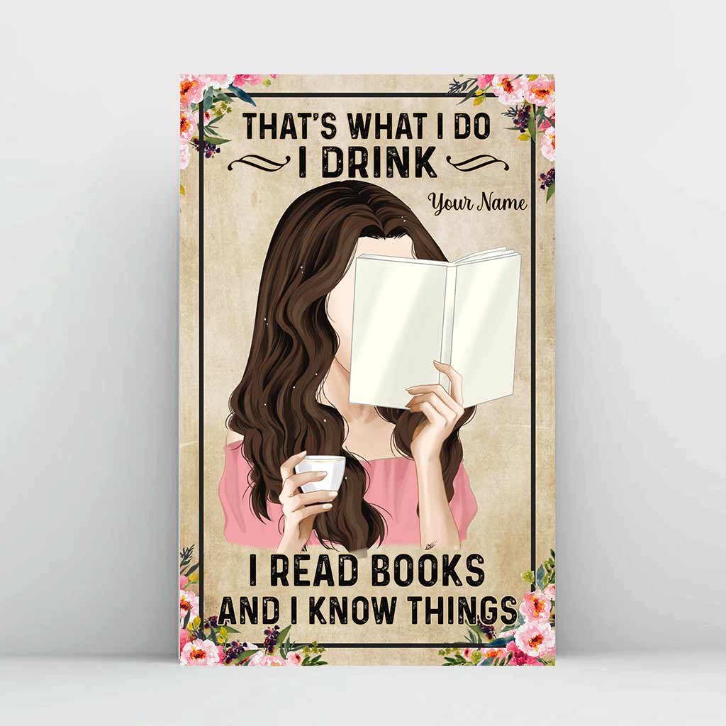 Amoureux des livres - Affiche de livre personnalisée