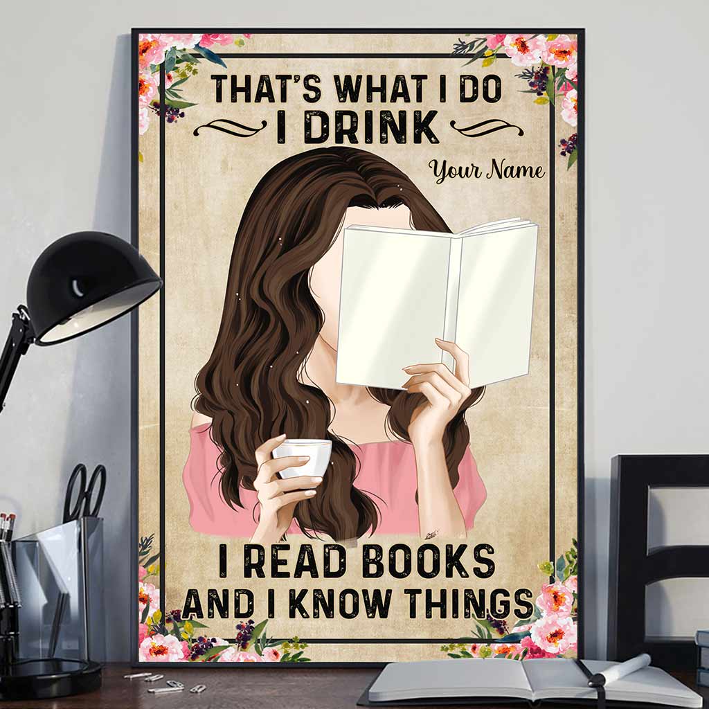 Amoureux des livres - Affiche de livre personnalisée